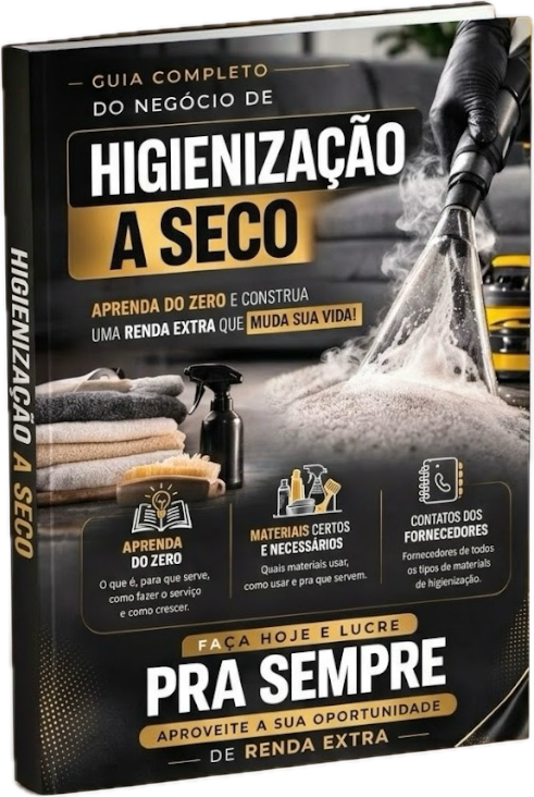 Capa do ebook Guia Completo do Negócio de Higienização a Seco